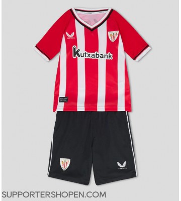 Athletic Bilbao Hemmatröja Barn 2023-24 Kortärmad (+ korta byxor)
